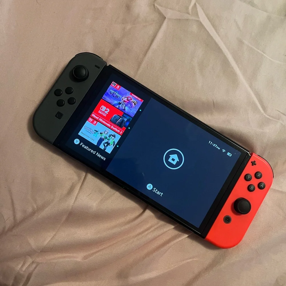 Nintendo Switch Handheld Console - Red and Black